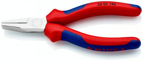 KNIPEX 20 05 140 Flachzange 140 mm verchromt