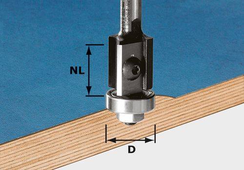 Festool Bündigfräser-Wendeplatten HW S8 D19/20WM Z2 491082