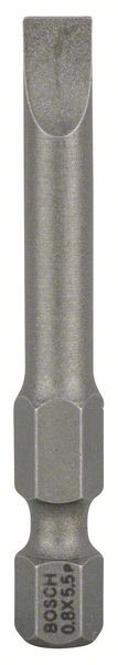 BOSCH SCHRAUBERBIT EXTRA-HART, S 0,8 X 5,5, 49 MM, 3ER-PACK