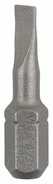 BOSCH SCHRAUBERBIT EXTRA-HART, S 0,6 X 4,5, 25 MM, 25ER-PACK