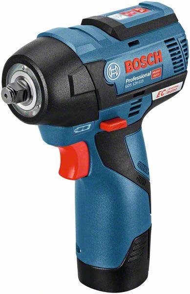 Bosch Akku-Drehschlagschrauber GDS 12V-115, mit 2 x 3,0 Ah Li-Ion Akku, L-BOXX