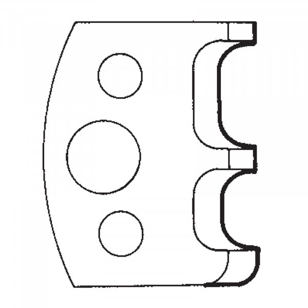 scheppach Abweiser Paar 63207757 ID.-NR. 100 129 107 wie Leitz 026307