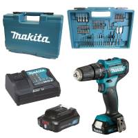 Makita Akku-Schlagbohrschrauber 12V mit 75 tlg. Bit-Set HP333DSAX1 Makita Akku-Schlagbohrschrauber 12V mit 75 tlg. Bit-Set HP333DSAX1