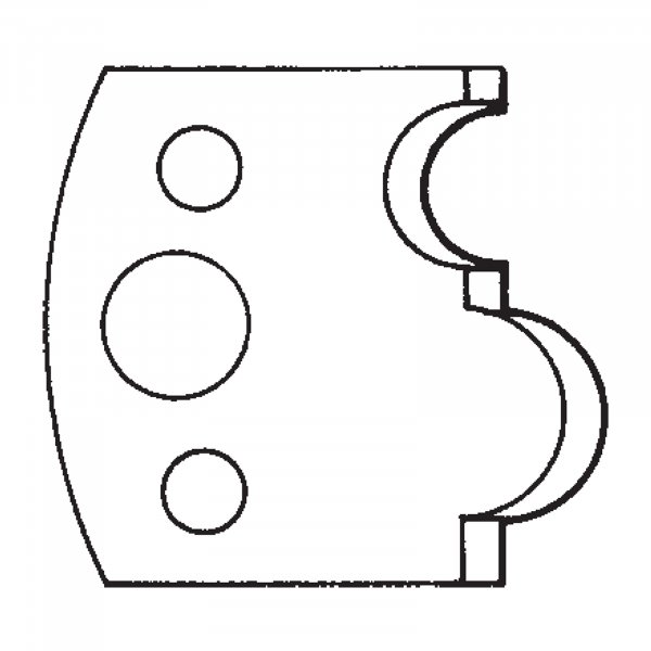 scheppach Abweiser Paar 63207392 ID.-NR. 100 129 142 wie Leitz 026387