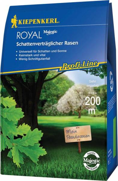 Rasensamen Schattenverträglicher Rasen Profi-Line Royal 4kg Kiepenkerl