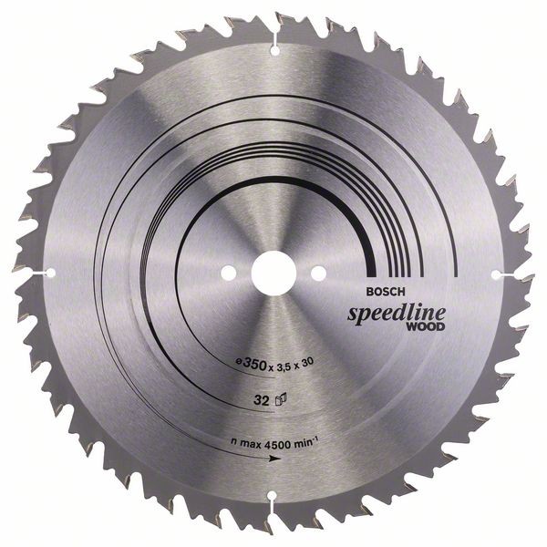 BOSCH KREISSÄGEBLATT SPEEDLINE WOOD, 350 X 30 X 3,5 MM, 32