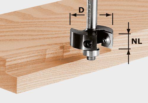 Festool Falzfräser-Wendeplatten HW S8 D38/12 491085