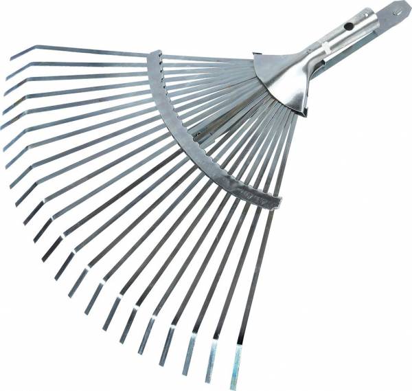 Fächerbesen verstellbar, Esche-Stiel, Laubbesen
