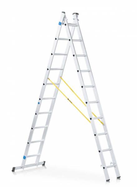 Zarges Combimaster DX - Mehrzweckleiter 2 x 10 Sprossen 44870