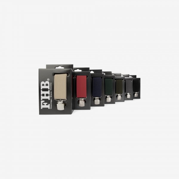 FHB ACHIM Hosenträger beige, grau, grün, marine, oliv,rot, schwarz zur Auswahl 90290