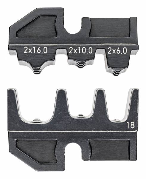 KNIPEX 97 49 18 Crimpeinsatz für Twin-Aderendhülsen