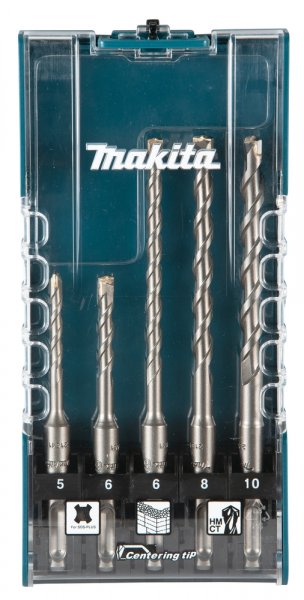 Makita Betonbohrer SDS-PLUS Bohrer-Set 5-teilig E-15702