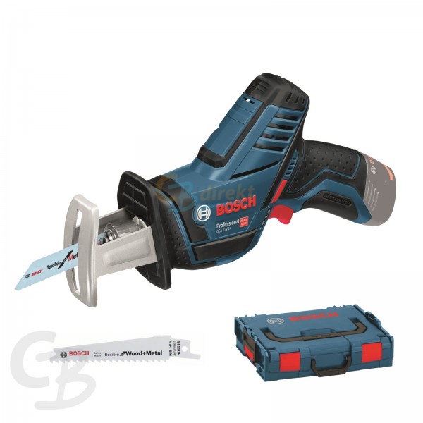 BOSCH AKKU-SÄBELSÄGE GSA 12V-14 SOLO, MIT L-BOXX Click&Go