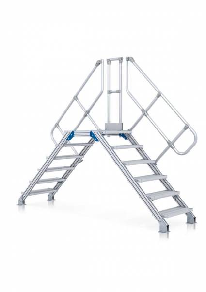 Zarges LM-Überstieg 60° 9 Stufen, 1000 mm breit, Höhe 2.130 mm 40355928