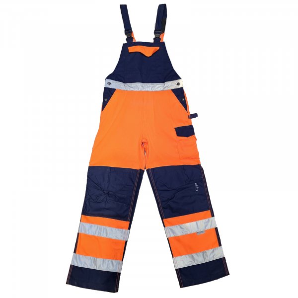 Feldtmann Warnschutz Latzhose orange Gr. M 22737