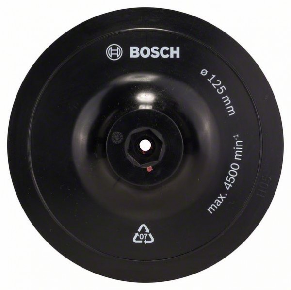 BOSCH KLETTHAFTTELLER 125 MM, 8 MM