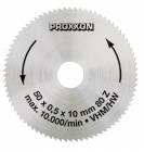 PROXXON Kreissägeblatt, Hartmetall, 50 mm (Vollmaterial), 80 Zähne 28011 MPN: 28011