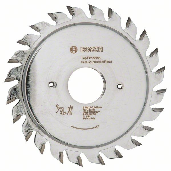 BOSCH VORRITZBLATT TOP PRECISION BEST FOR LAMINATED PANEL, 100 X 22 X 2,8 - 3,6 MM