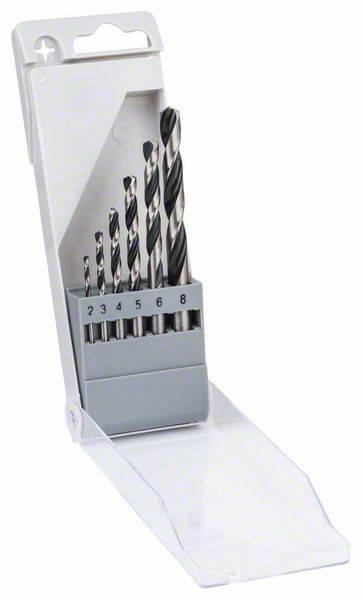 Bosch Metallspiralbohrer-HSS-Set PointTeQ, DIN 338, 6-teilig