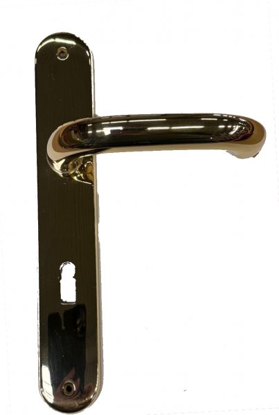 Karcher Drückergarnitur Ellissi L59-BB 72 Messing poliert