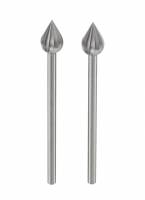 PROXXON Fräser Flamme 6 mm, 2 Stück 28724 Wolfram-Vanadiumstahl PROXXON Fräser Flamme 6 mm, 2 Stück 28724 Wolfram-Vanadiumstahl