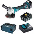 Makita Akku-Winkelschleifer 18V 125 mm DGA513RTJ + 2 Akku 5,0Ah + MAKPAC MPN: DGA513RTJ