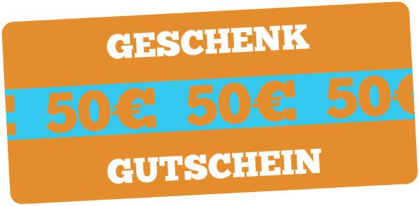 Geschenk-Gutschein 50 Euro