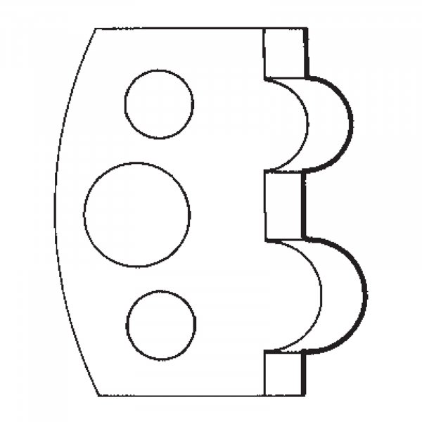 scheppach Abweiser Paar 63207780 ID.-NR. 100 129 130 wie Leitz 026330