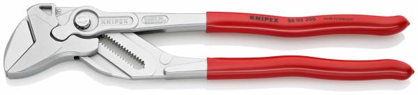 KNIPEX 86 03 300 SB Zangenschlüssel Zange und Schraubenschlüssel in einem Werkzeug 300 mm verchromt