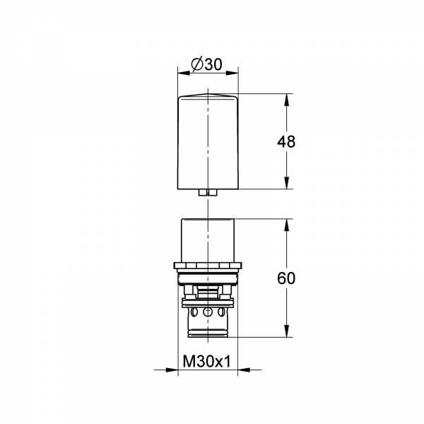 EICHELBERG Unterputz-Umstellung 440018 für UP-Einhand-Wannenbatterie chrom
