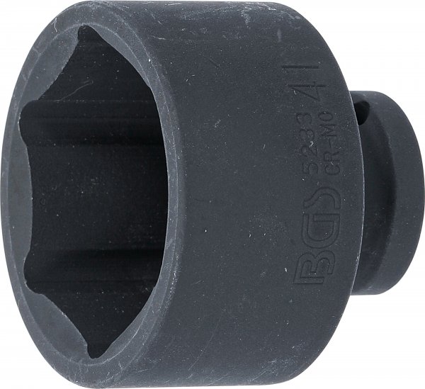 BGS Kraft-Steckschlüssel-Einsatz Sechskant Antrieb Innenvierkant 12,5mm 1/2" SW 41mm 5233