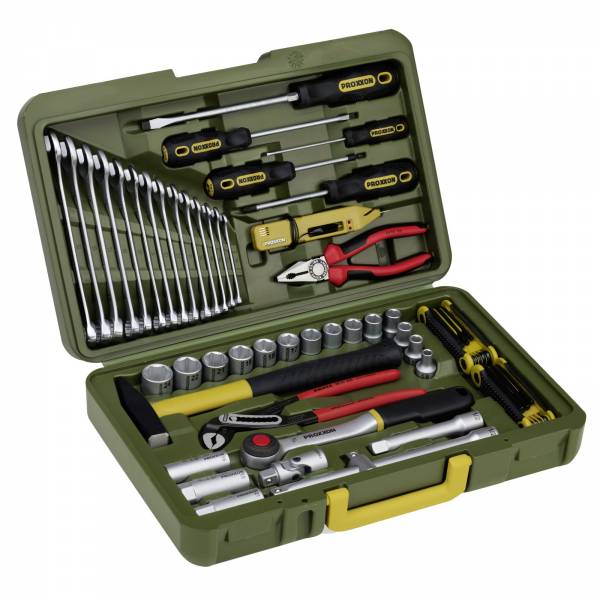 Proxxon Industrial Universal Werkzeugkoffer 47-teilig 23650 Steckschlüssel