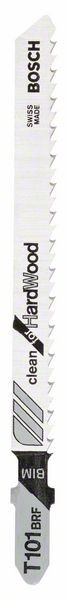 BOSCH STICHSÄGEBLATT T 101 BRF, CLEAN FOR HARD WOOD, 25ER-PACK