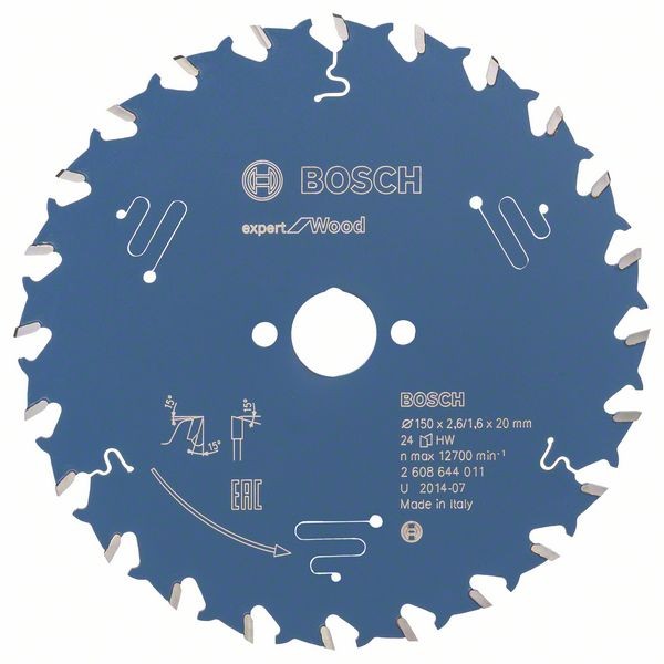 BOSCH KREISSÄGEBLATT EXPERT FOR WOOD, 150 X 20 X 2,6 MM, 24