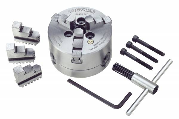 PROXXON Dreibacken-Drehfutter, zentrisch spannend, für PD 250/E 24034