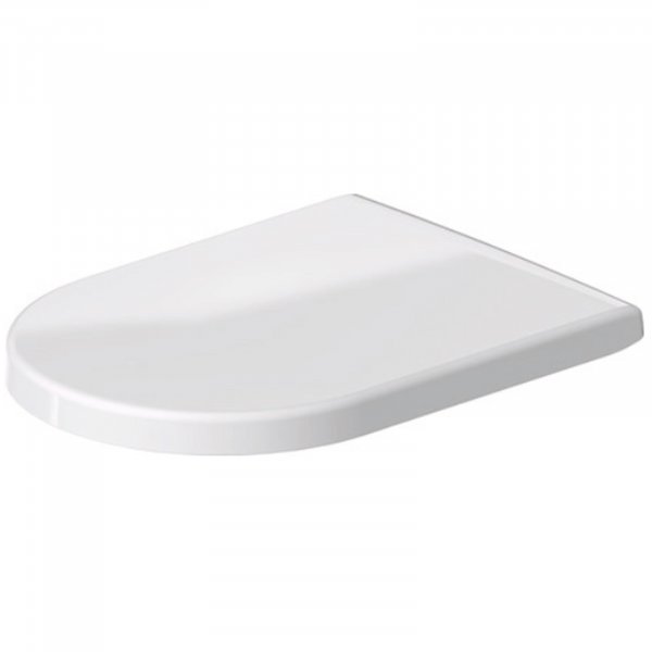 Duravit WC-Sitz Starck 3 verlängert Scharniere Edelstahl 370 x 500 x 37mm 63320000