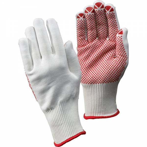 Fortis Strickhandschuh Packer, genoppt, blau oder weiß