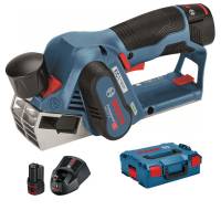 Bosch Akku-Hobel GHO 12V-20, mit 2 x 3,0 Ah Li-Ion Akku, L-BOXX Bosch Akku-Hobel GHO 12V-20, mit 2 x 3,0 Ah Li-Ion Akku, L-BOXX