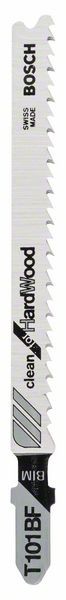 BOSCH STICHSÄGEBLATT T 101 BF, CLEAN FOR HARD WOOD, 5ER-PACK