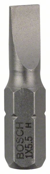 BOSCH SCHRAUBERBIT EXTRA-HART, S 1,0 X 5,5, 25 MM, 25ER-PACK