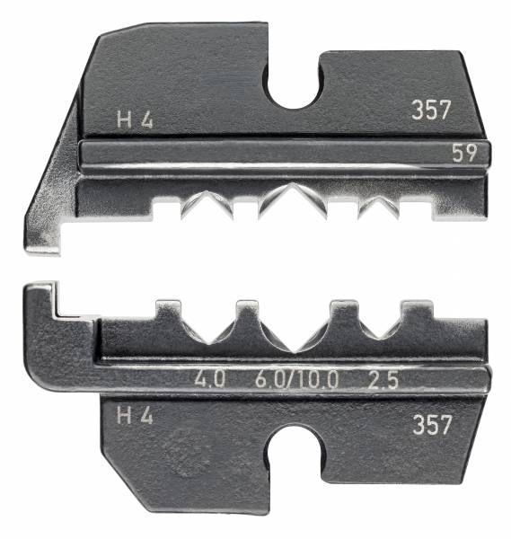 KNIPEX 97 49 59 Crimpeinsatz für Solar-Steckverbinder Helios H4 (Amphenol) 85 mm