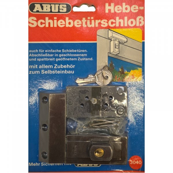 ABUS Hebe/Schiebetürschloß 3040 B SB braun 6338