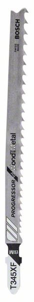 BOSCH STICHSÄGEBLATT T 345 XF, PROGRESSOR FOR WOOD AND METAL, 3ER-PACK
