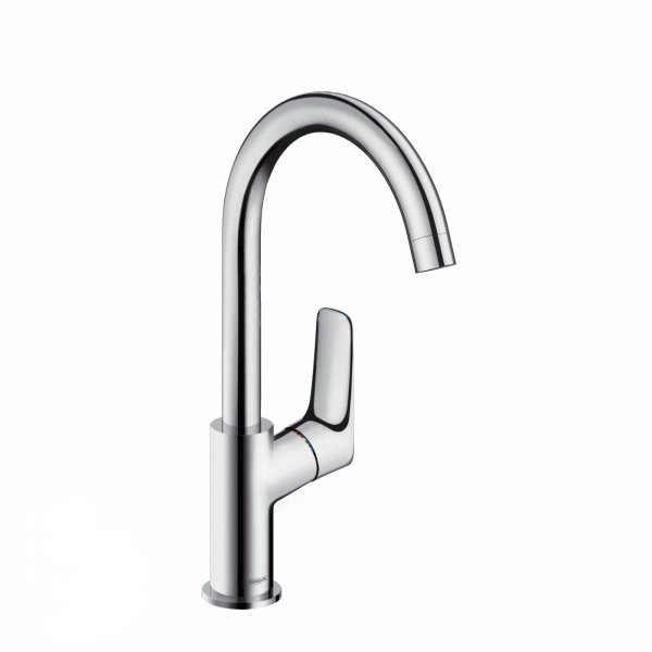 HG Waschtischmischer 210 Logis chrom mit Schwenkauslauf ohne Ablaufgarnitur Hansgrohe 71131000