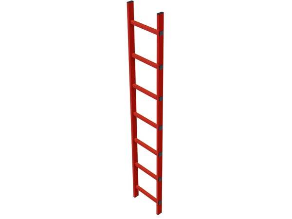 Zarges Schachtleiter GFK 5 Sprossen 47362