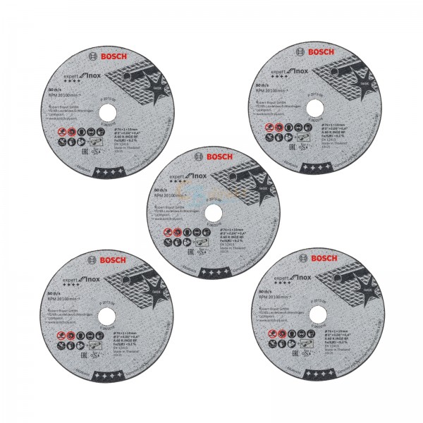 BOSCH TRENNSCHEIBE EXPERT FOR INOX A 60 R INOX BF, 76 MM, 10 MM, 1 MM